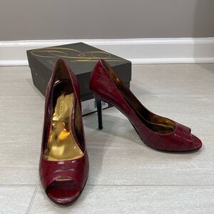 👠Enzo Angiolini Peep Toe Heels, Size 7👠